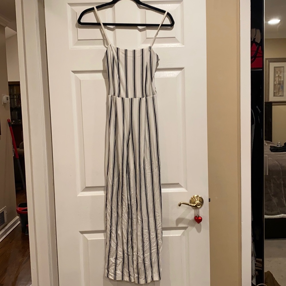 Striped Jumpsuit